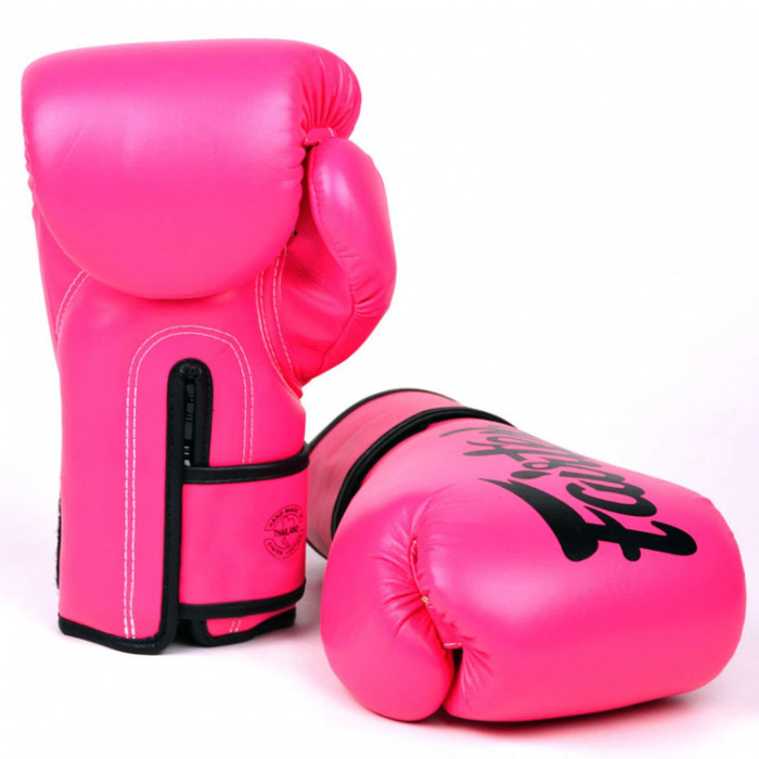 Боксерские перчатки Fairtex BGV14 pink 14 oz