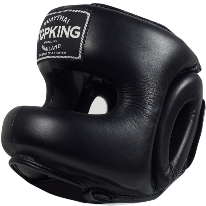 Боксерский шлем с бампером Top King TKHGPT black L
