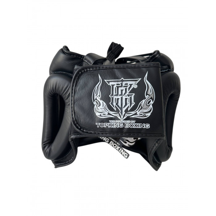 Боксерский шлем с бампером Top King TKHGPT black L