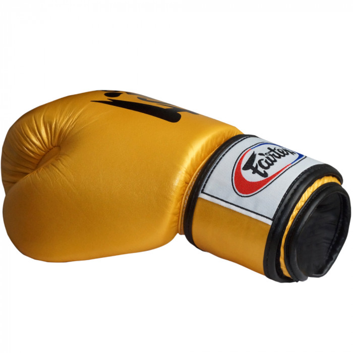 Боксерские перчатки Fairtex BGV19 gold 12 oz