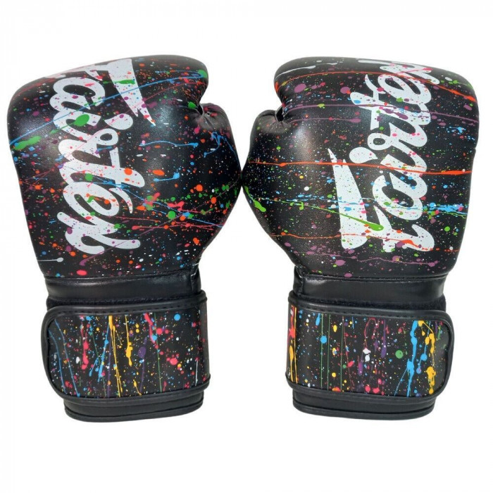 Боксерские перчатки Fairtex BGV14 Painter color black 10 oz