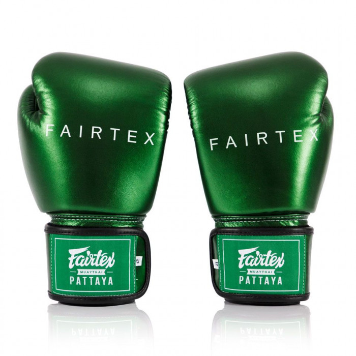 Боксерские перчатки Fairtex BGV22 green 14 oz