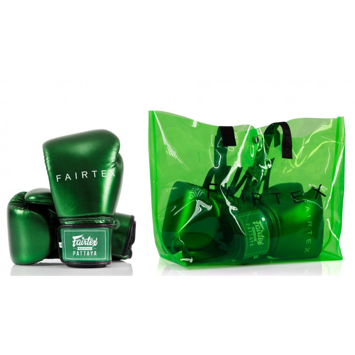 Боксерские перчатки Fairtex BGV22 green 14 oz