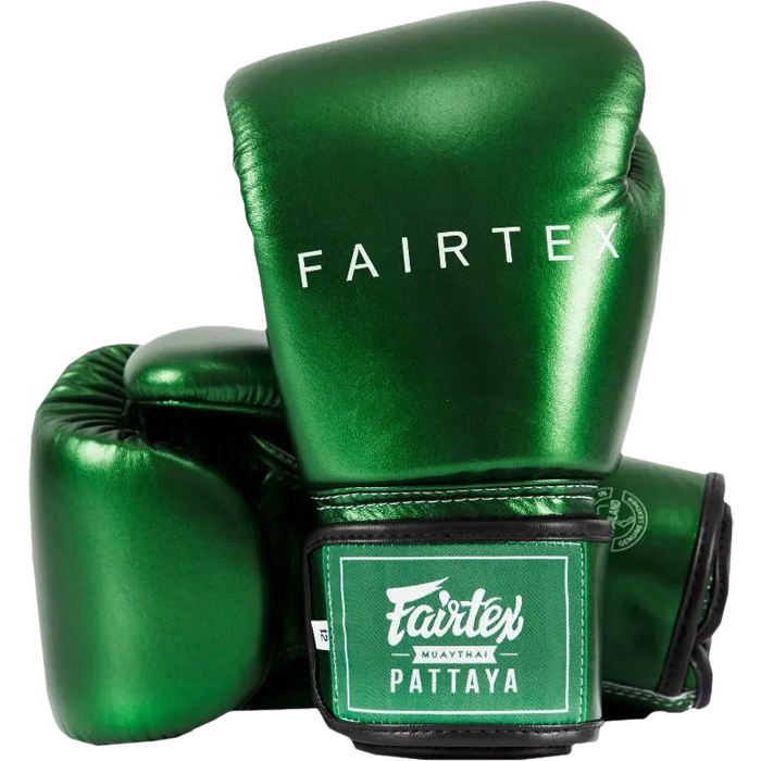 Боксерские перчатки Fairtex BGV22 green 14 oz