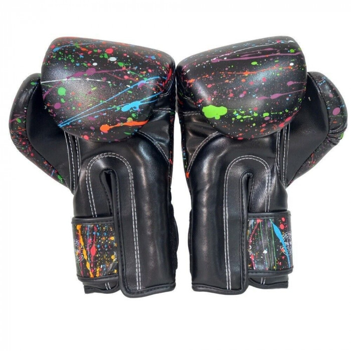 Боксерские перчатки Fairtex BGV14 Painter color black 16 oz