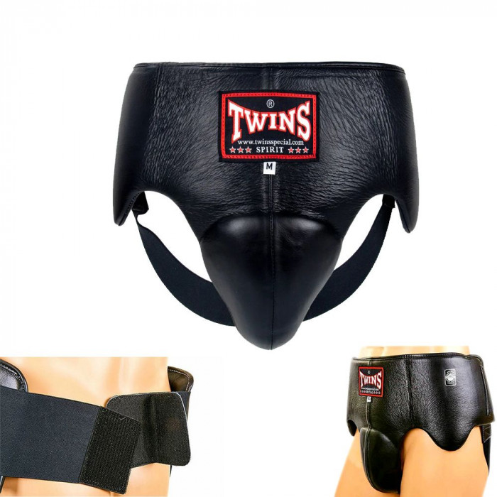 Прочая боксёрская защита паха Twins Special APS1 black XL