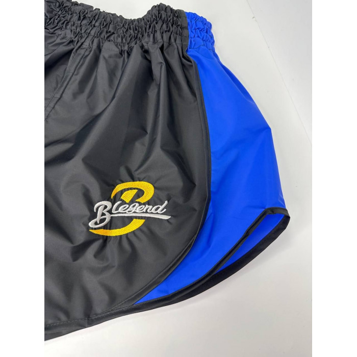 Шорты для бокса Blegend Powerhous black blue - L