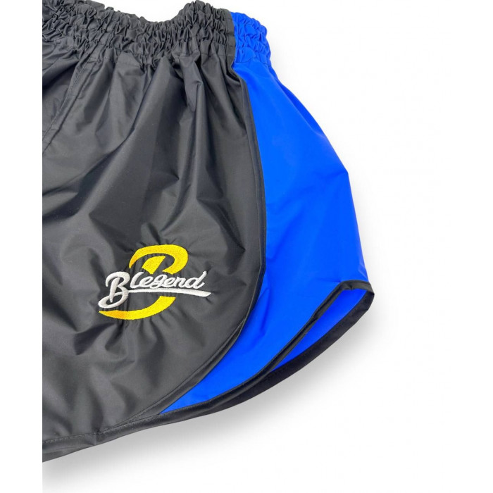 Шорты для бокса Blegend Powerhous black blue - XL