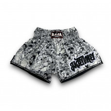Шорты для бокса Raja white black n1 L