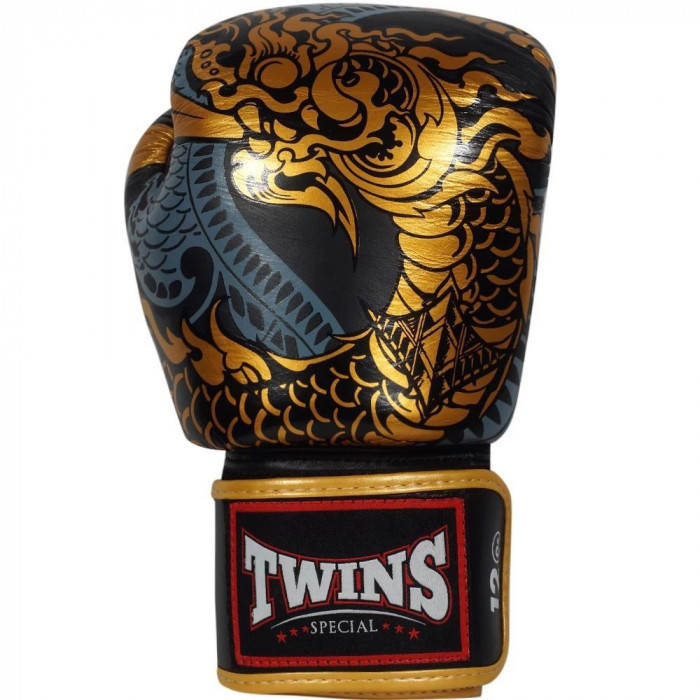 Боксерские перчатки FBGVL3-52 Dragon black gold 14 oz