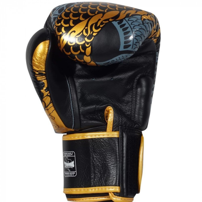 Боксерские перчатки FBGVL3-52 Dragon black gold 14 oz