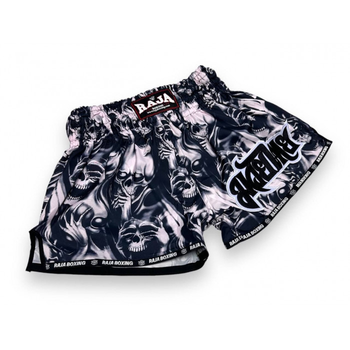 Шорты для бокса Raja Boxing Skullz pink L