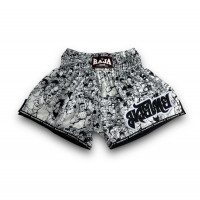 Шорты для бокса Raja white black n1 2XL