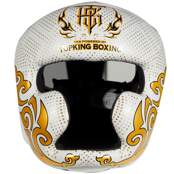 Боксерский шлем Top King Kanok white L