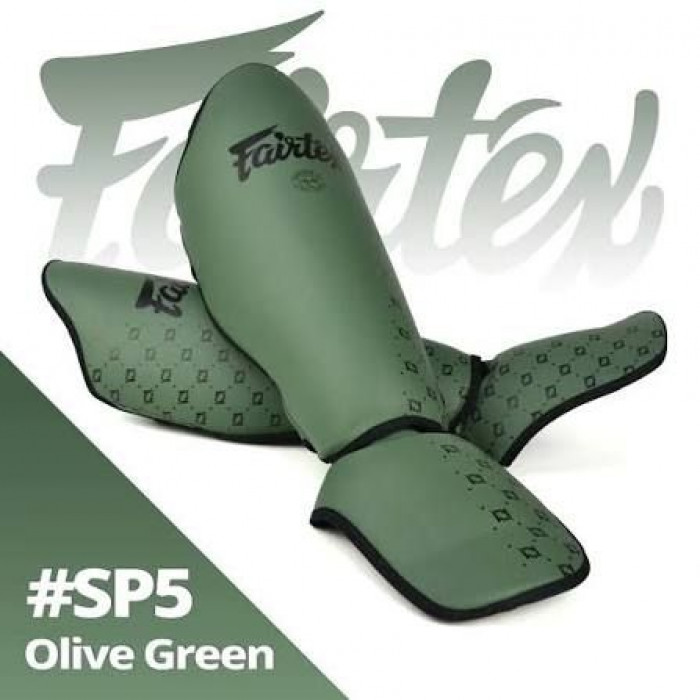 Защита голени Fairtex SP5 oliva green M