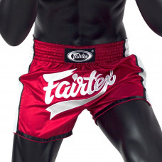 Шорты для бокса Fairtex BS1704 (красный-белый) S
