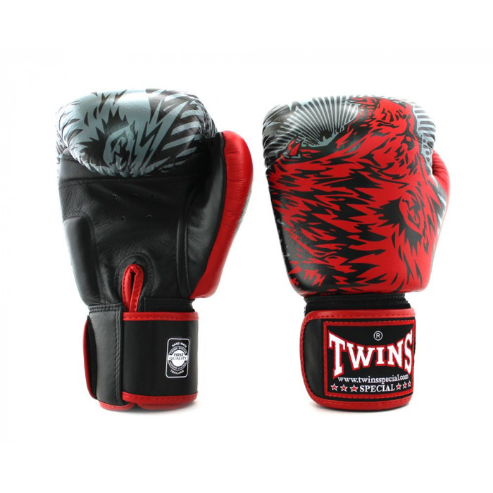 Боксерские перчатки Twins FBGVL50 red 10 oz