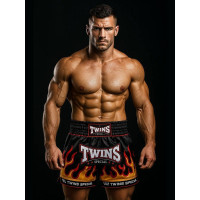 Шорты для бокса Twins Special TBS Flame XL