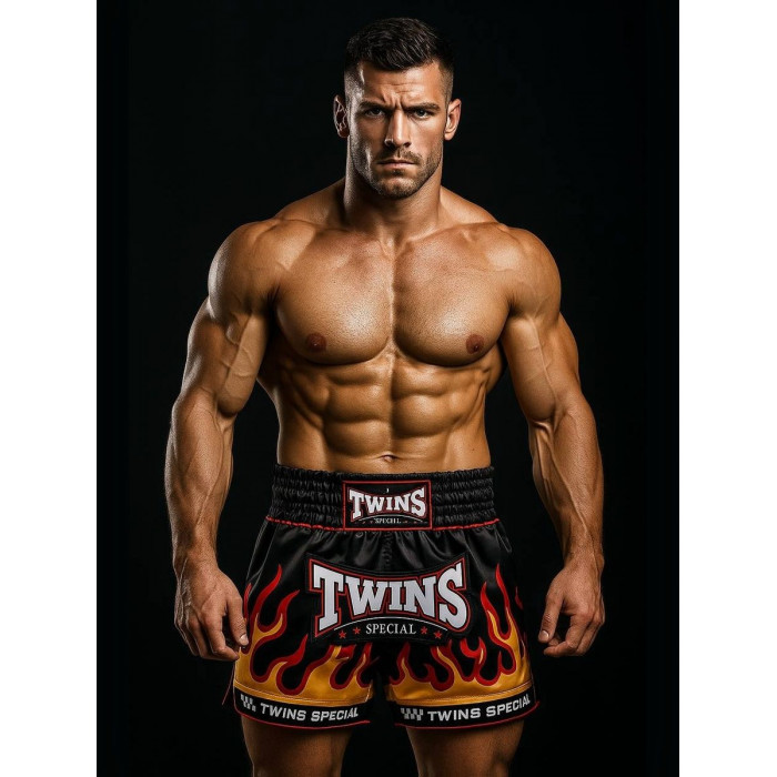 Шорты для бокса Twins Special TBS Flame XL