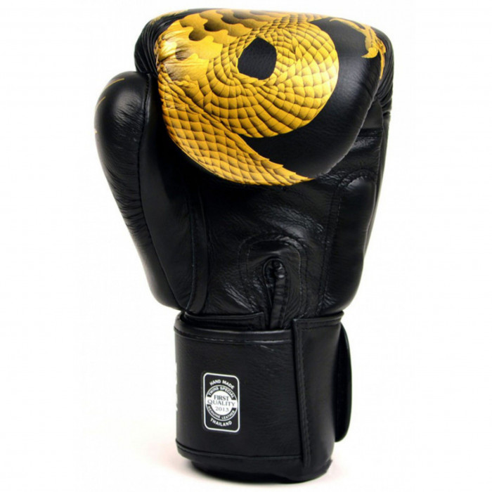 Боксерские перчатки Twins FBGVL3-23 black gold 10 oz