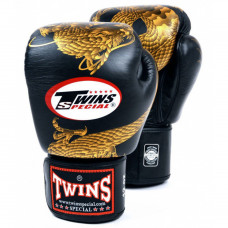 Боксерские перчатки Twins FBGVL3-23 black gold 16 oz