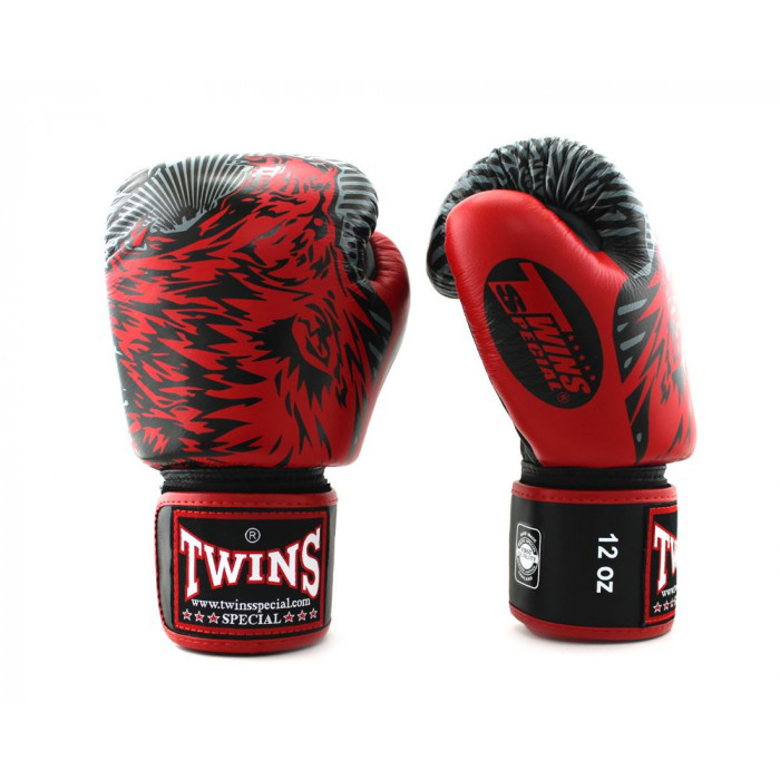 Боксерские перчатки Twins FBGVL50 red 16 oz