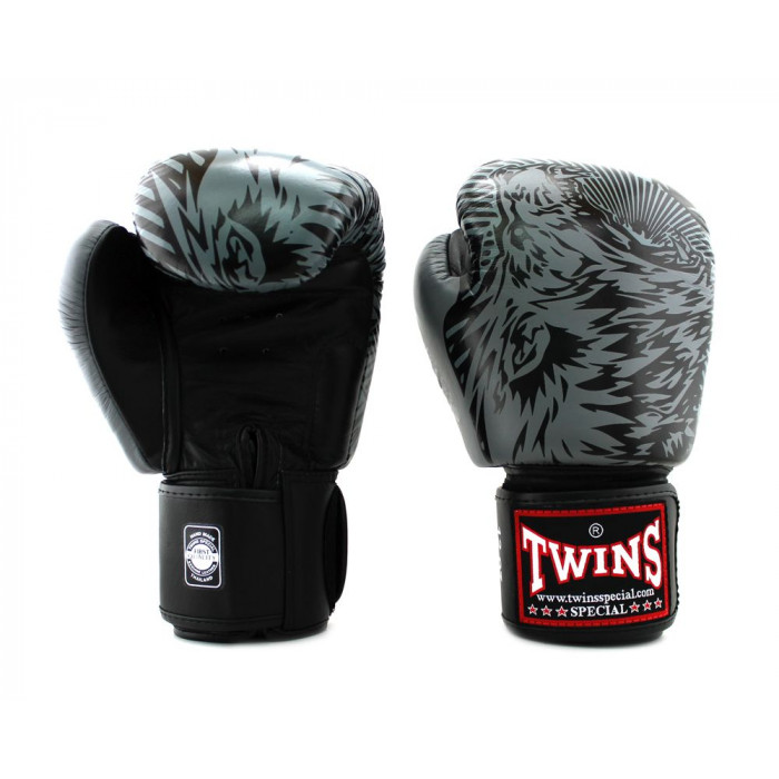 Боксерские перчатки Twins Special FBGVL50 grey 16 oz