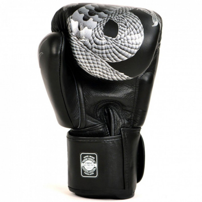 Боксерские перчатки Twins FBGVL3-23 black silver 16 oz