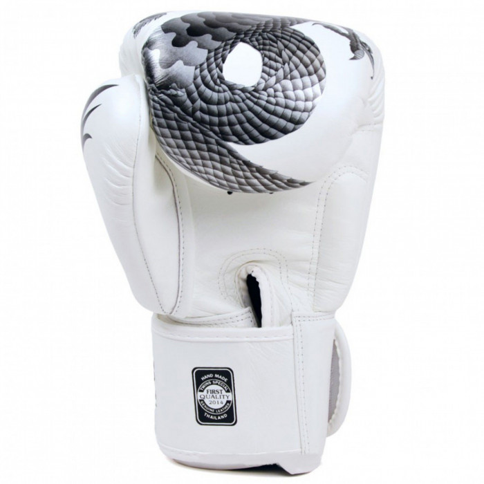 Боксерские перчатки Twins FBGVL3-23 white silver 14 oz