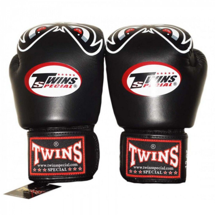 Боксерские перчатки Twins FBGVL3-25 black 12 oz