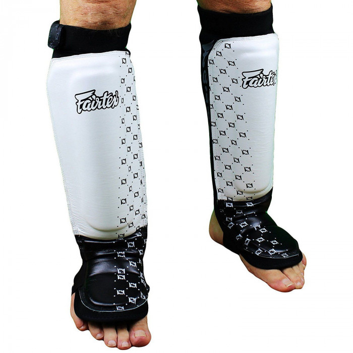 Защита голени Fairtex SP6 white 2XL
