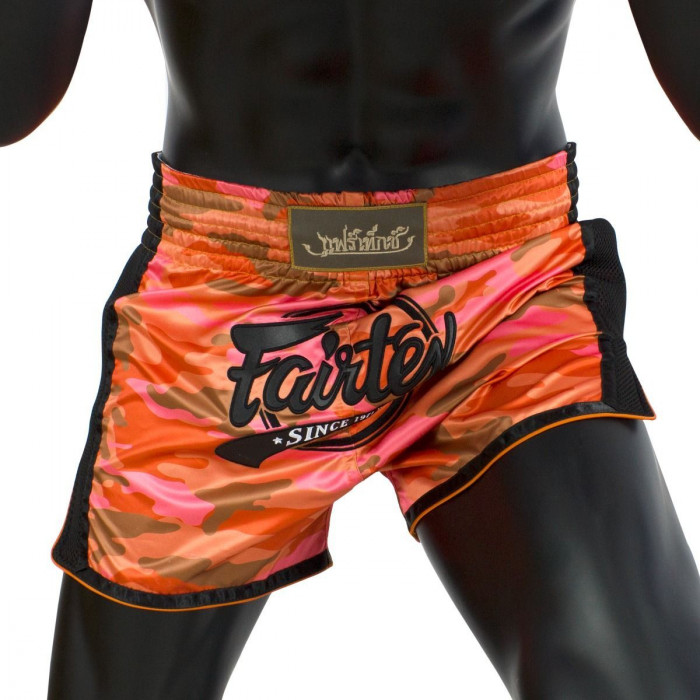 Шорты для бокса Fairtex BS1711 (камуфляж-оранжевый) M