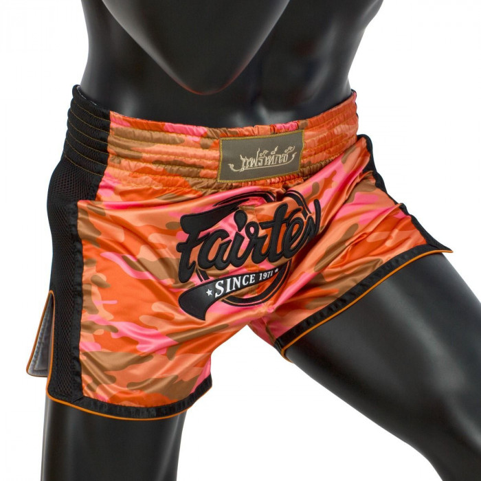 Шорты для бокса Fairtex BS1711 (камуфляж-оранжевый) S