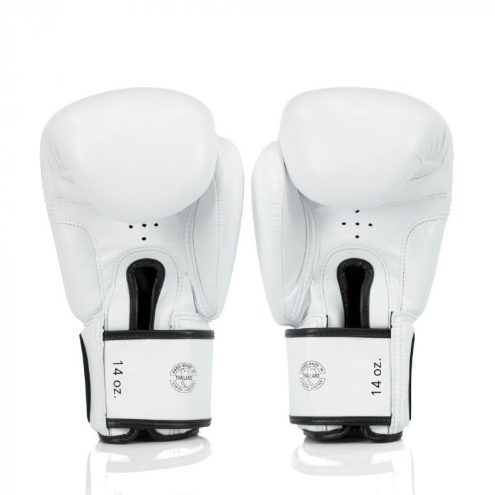 Боксерские перчатки Fairtex BGV27 white 12 oz