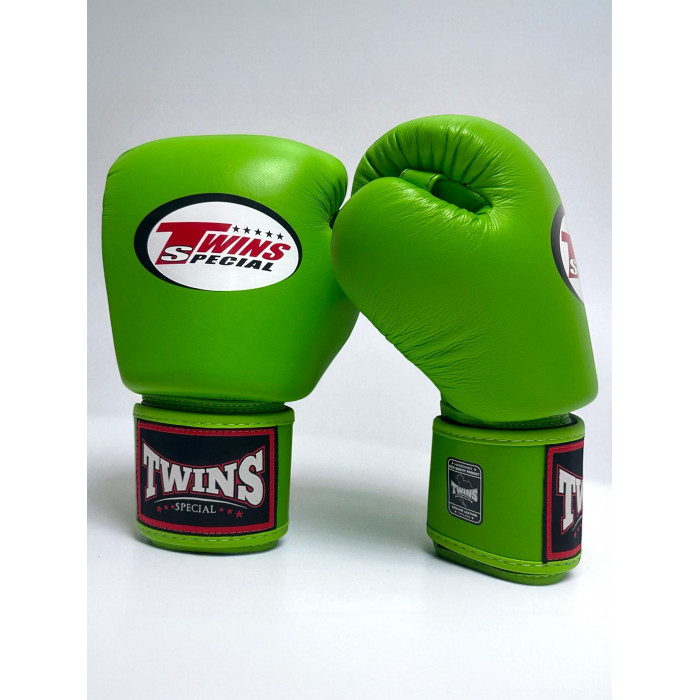 Боксерские перчатки Twins Special BGVL3 green neon 10 oz