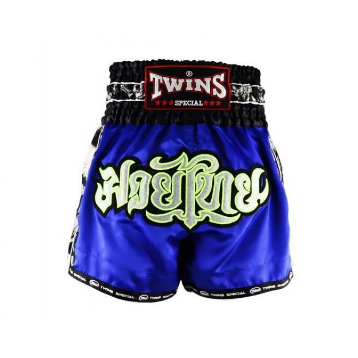 Шорты для бокса Twins Special TBS skull blue M