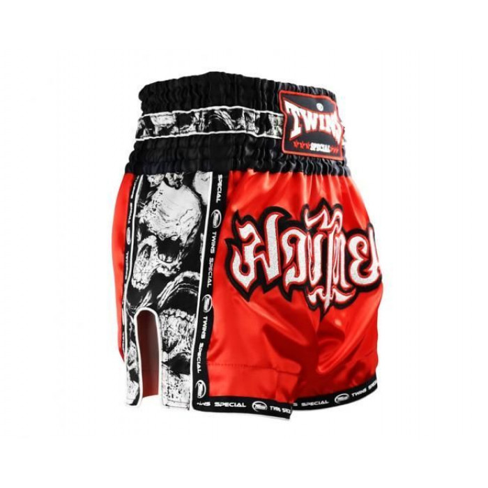 Шорты для бокса Twins Special TBS skull red XL