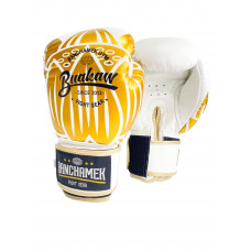 Премиальные боксерские перчатки Banchamek Gym BGL-GL3 white 16 oz