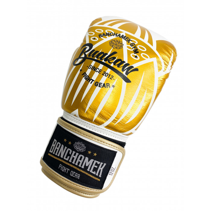 Премиальные боксерские перчатки Banchamek Gym BGL-GL3 white 12 oz