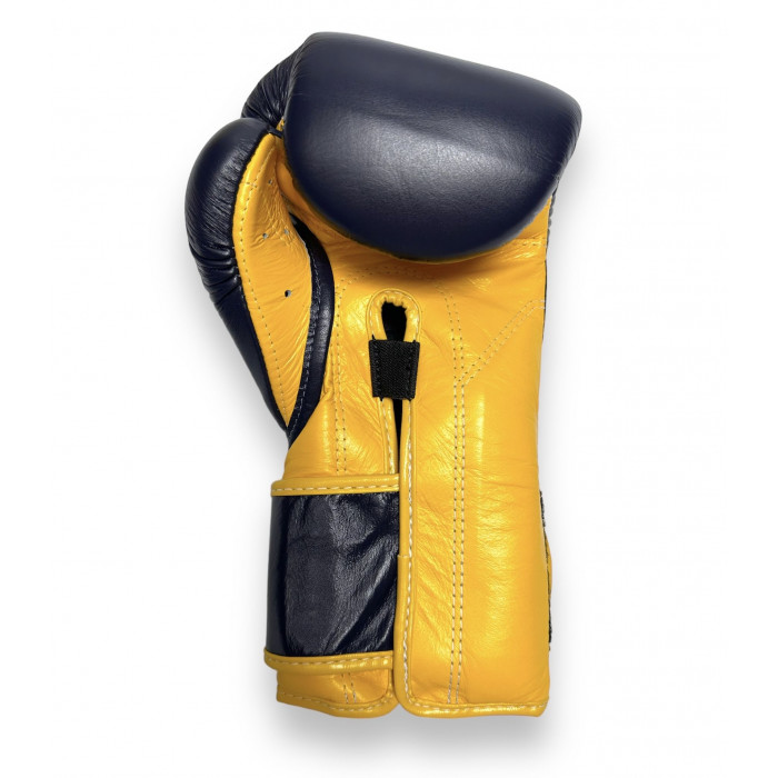 Боксерские перчатки Fairtex BGV9 blue navy yellow 16 oz