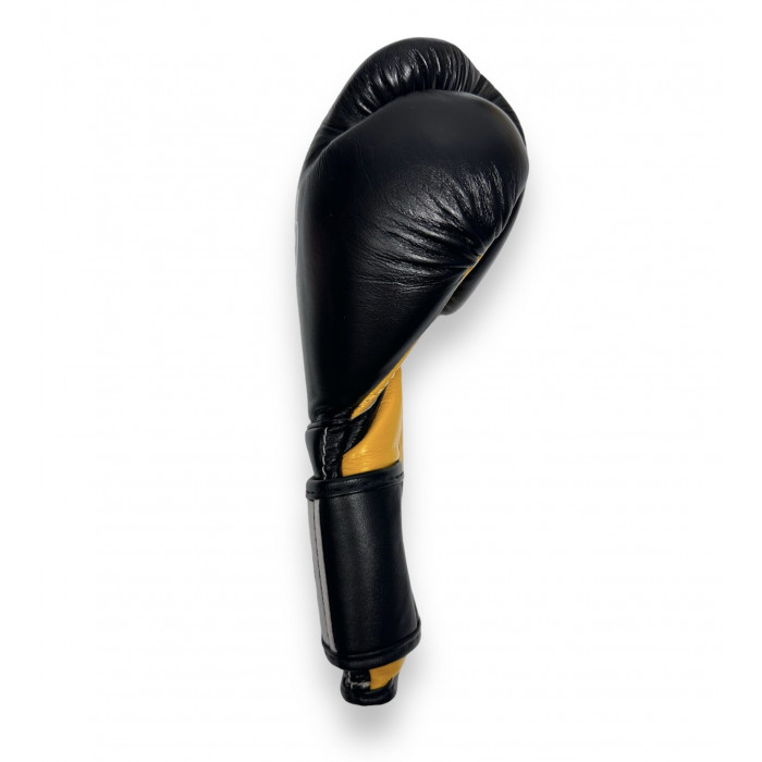Боксерские перчатки Fairtex BGV9 black yellow 16 oz