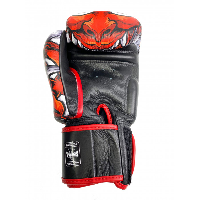 Боксерские перчатки Twins FBGVL3-58 (Кабуки) red 16 oz