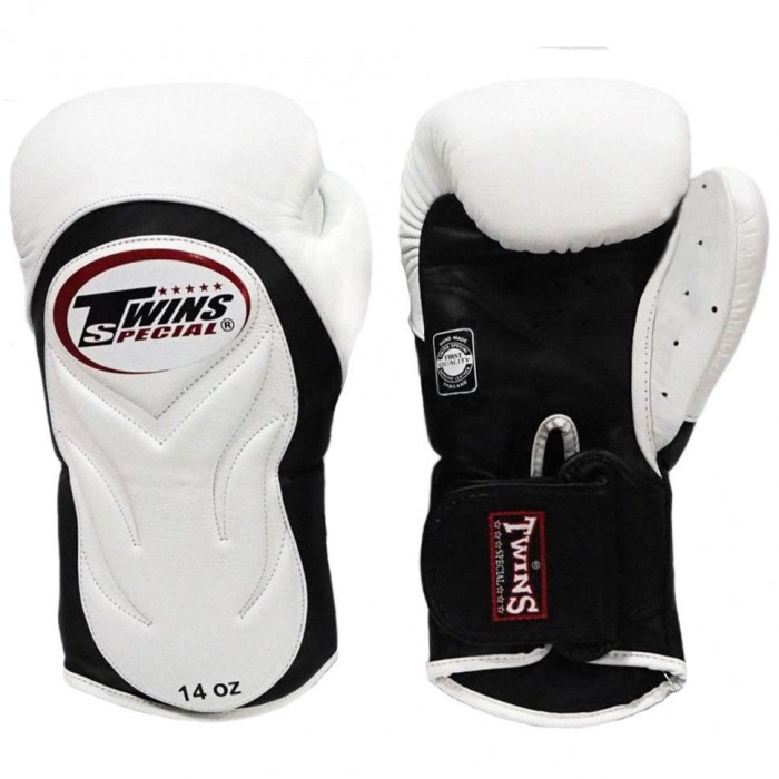 Боксерские перчатки BGVL6 black-white 16 oz