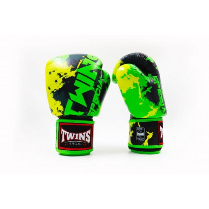 Боксерские перчатки Twins FBGVL3-61 green 12 oz
