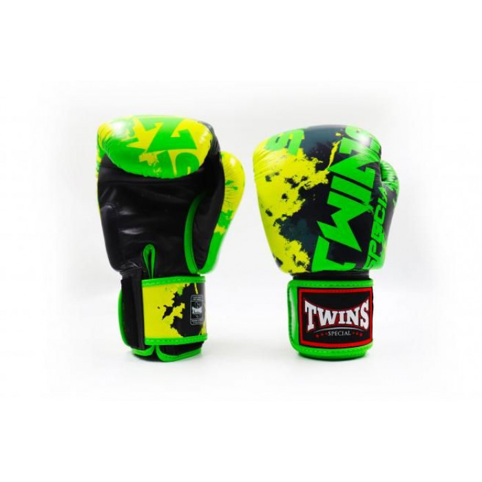 Боксерские перчатки Twins FBGVL3-61 green 12 oz