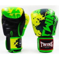 Боксерские перчатки Twins FBGVL3-61 green 14 oz