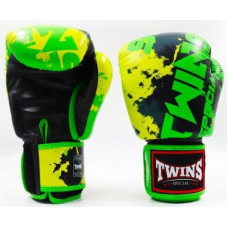 Боксерские перчатки Twins FBGVL3-61 green 14 oz