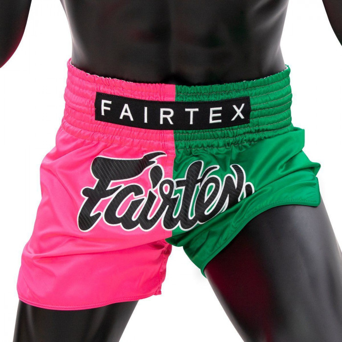 Шорты для бокса Fairtex BS1911 (розовый-зеленый) S