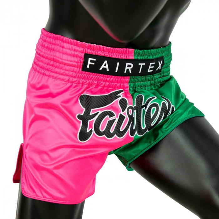 Шорты для бокса Fairtex BS1911 (розовый-зеленый) S