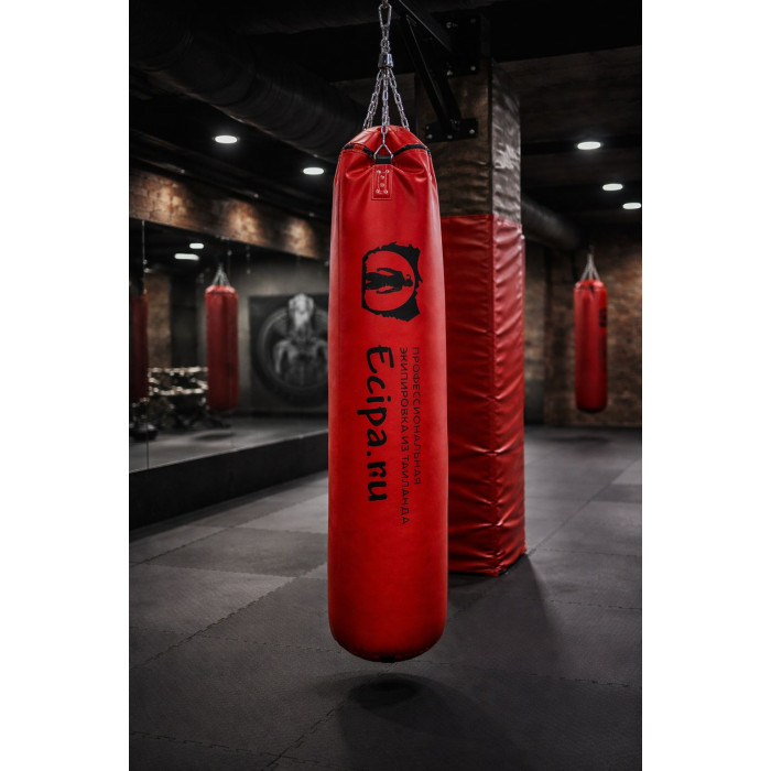 Боксерский мешок HB1 Ecipa red Muaythai Banana Bag (БЕЗ НАПОЛНЕНИЯ)